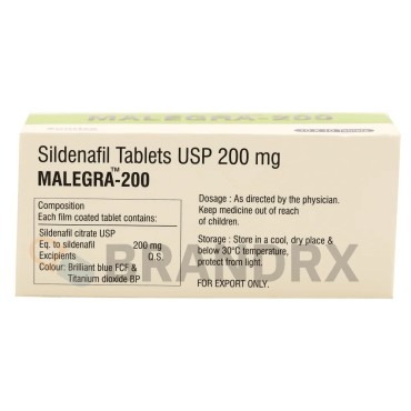 Malegra 200 mg Sunrise