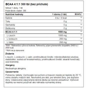 AMIX BCAA 4:1:1 Tablets AMIX